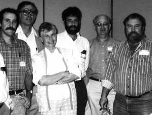 photo of the gathering at McFaddin Beach Conference, 1991